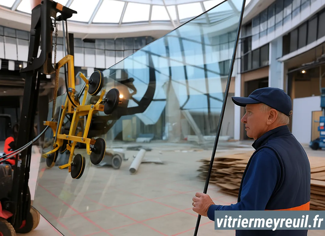 Remplacement de vitrine magasin Meyreuil